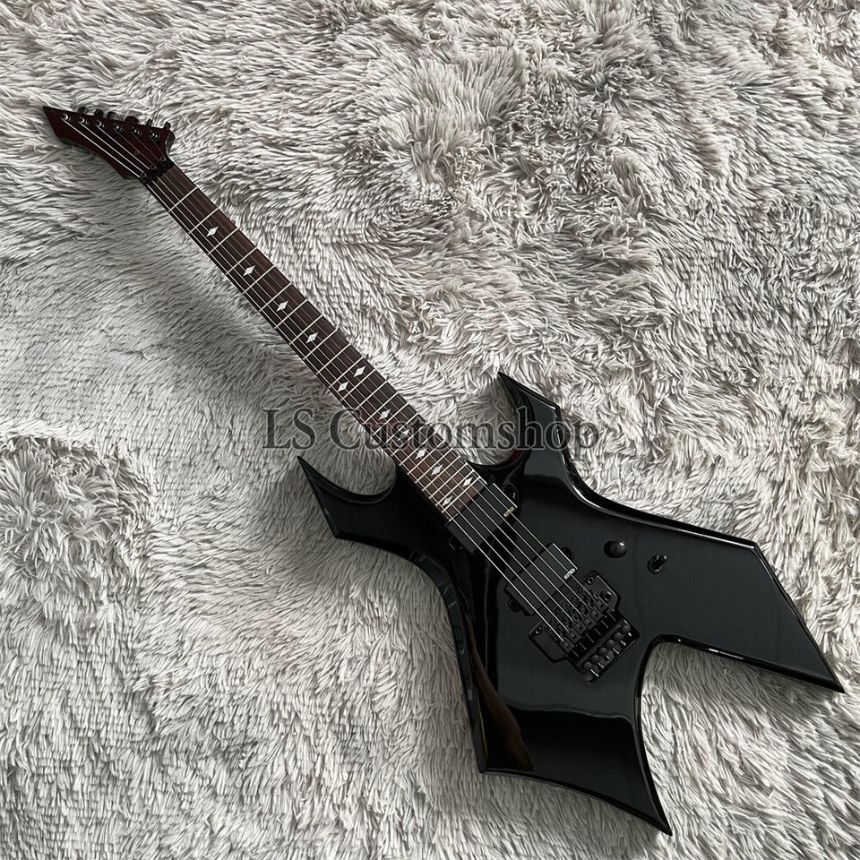 Warlock Extreme BC Black Chitarra Elettrica, EMG Pickups, Floyd Rose, Professionale