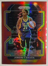 2022-23 Panini Prizm WNBA JORDIN CANADA - Red Prizm #107 #027/199