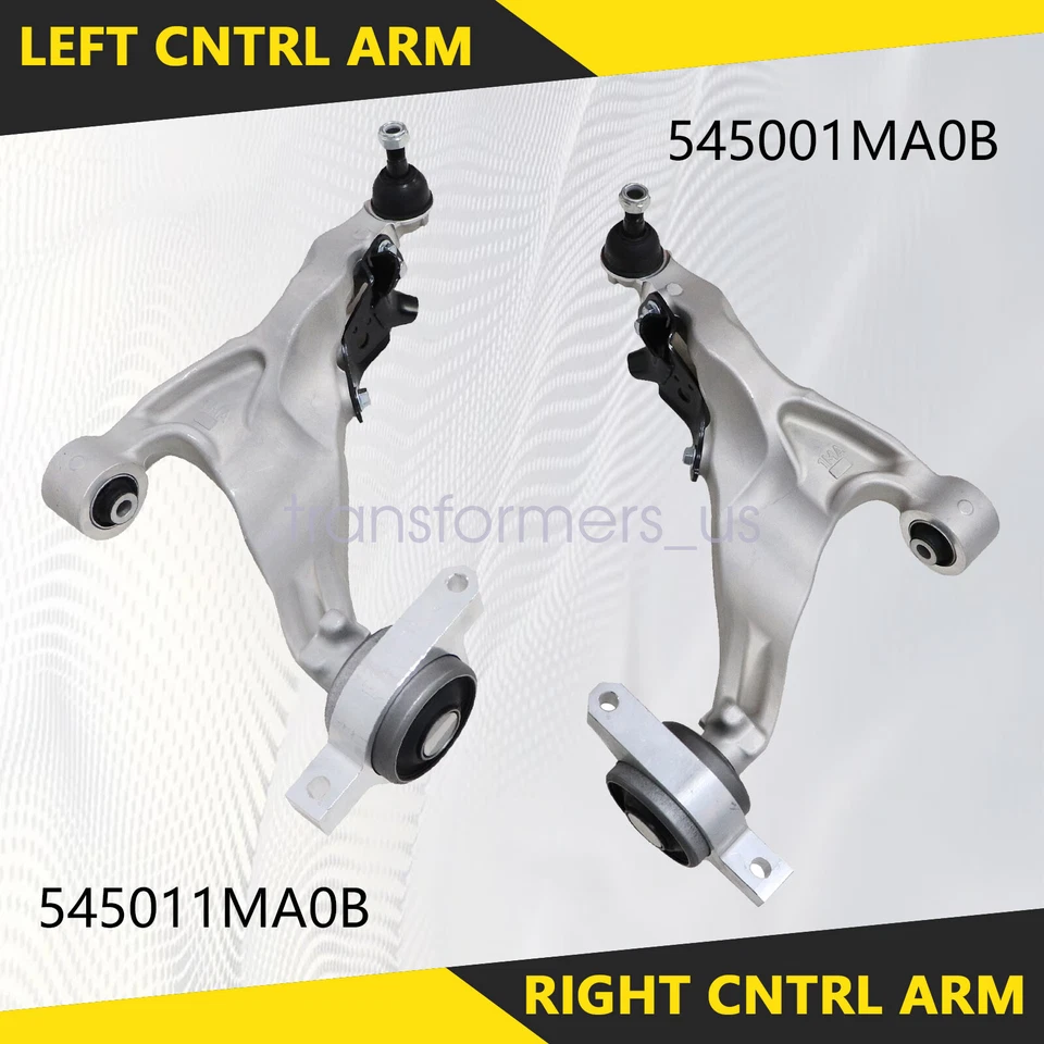 Kit de brazo de control inferior delantero L&R para Infiniti 2011-2019 M37 M56 Q70 Q70L tracción delantera Foto 2 de 4