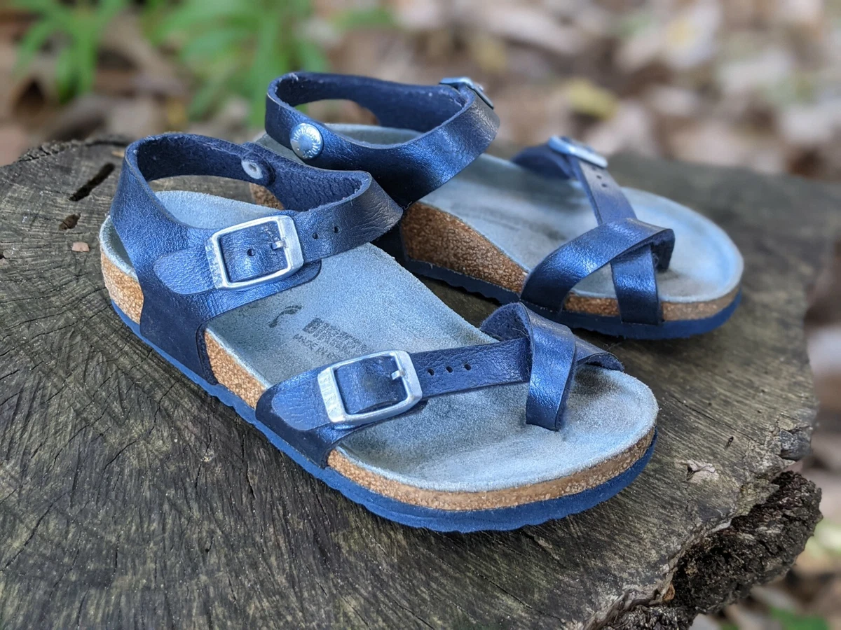 elektrode Republikanske parti Dwelling Birkenstock Mayari Blue Sandals Toddler Size EU 28 10-10.5 | eBay