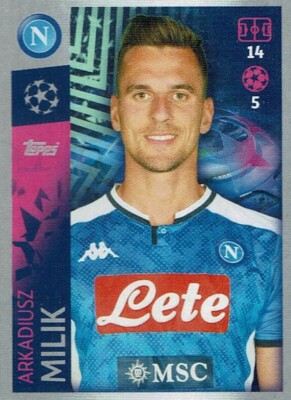 Topps Match Attax Champions League Sticker CL 19/20 No. 360 Arkadiusz Milik SSC