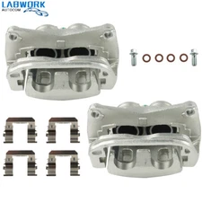 2x Front Brake Caliper w/Bracket For Subaru Impreza Forester Legacy Outback WRX