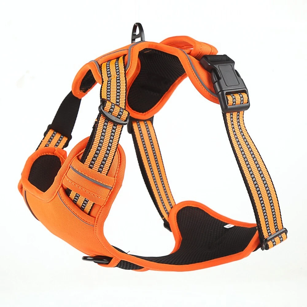 Dog Harness | Dog Harness No Pull Breathable Reflective Pet Harness Vest