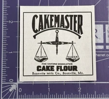 CAKEMASTER CAKE FLOUR BOONVILLE MILLS CO BOONVILLE MO  SMALL 1939 PRINT AD
