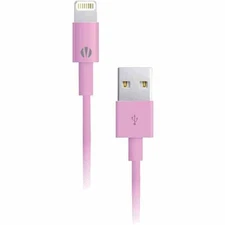 Infinite 3' USB Wall Sock Cable Pink for Apple iPhone Tip Smart Car Charger Wire