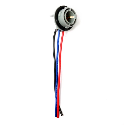 2Pcs 1157 2357 Replacement Plug Socket Extened Wiring Harness Tail Brake Light - Picture 5 of 12