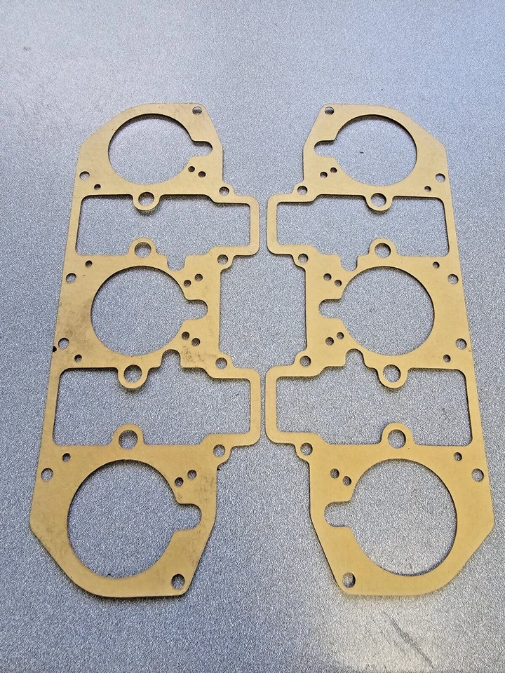 PAIR OF NEW PORSCHE 911 914-6 WEBER IDA IDT MAIN BODY GASKETS 1965-72 ITALIAN - Image 3 of 4