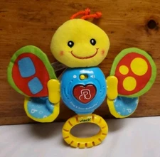 Vtech Sing & Soar Butterfly Baby Toy Teaches Shapes, Numbers, Sounds, Grasping
