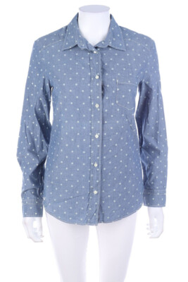Max Mara WEEKEND Bluse Punkte M graublau