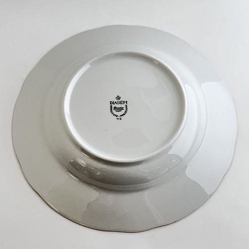 Bareuther & Co Soup Bowl BTH48 White Rimmed Gold Verge Scalloped Gold Trim 9 3/8 - Picture 4 of 6