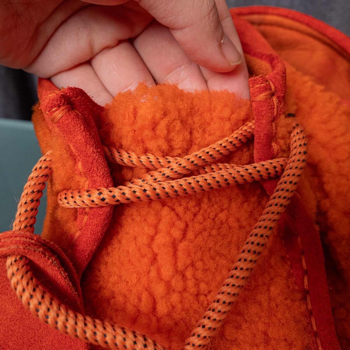 Moncler Clark's 1952 Orange Shearling Mens Chukkas Boots Moncler Clark's 1952 Orange Shearling Mens Chukkas Boots