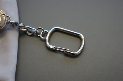 NIB Mercedes-Benz 300 SL 1954 Burago Chrome Keychain 1/87 Scale