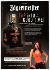 PRINT AD, 2008 Jagermeister Tap Machine Tap Into A Good Time Hot Model Tank Top