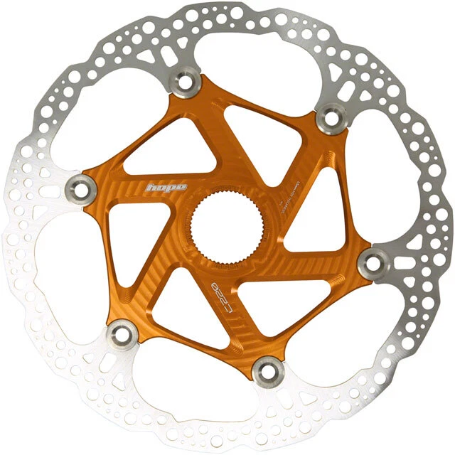 Hope MTB Floating Centre Lock Disc Brake Rotor 220mm Center