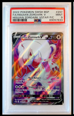 Pokemon Black Star Promo Hisuian Zoroark V #297 PSA 9 | eBay