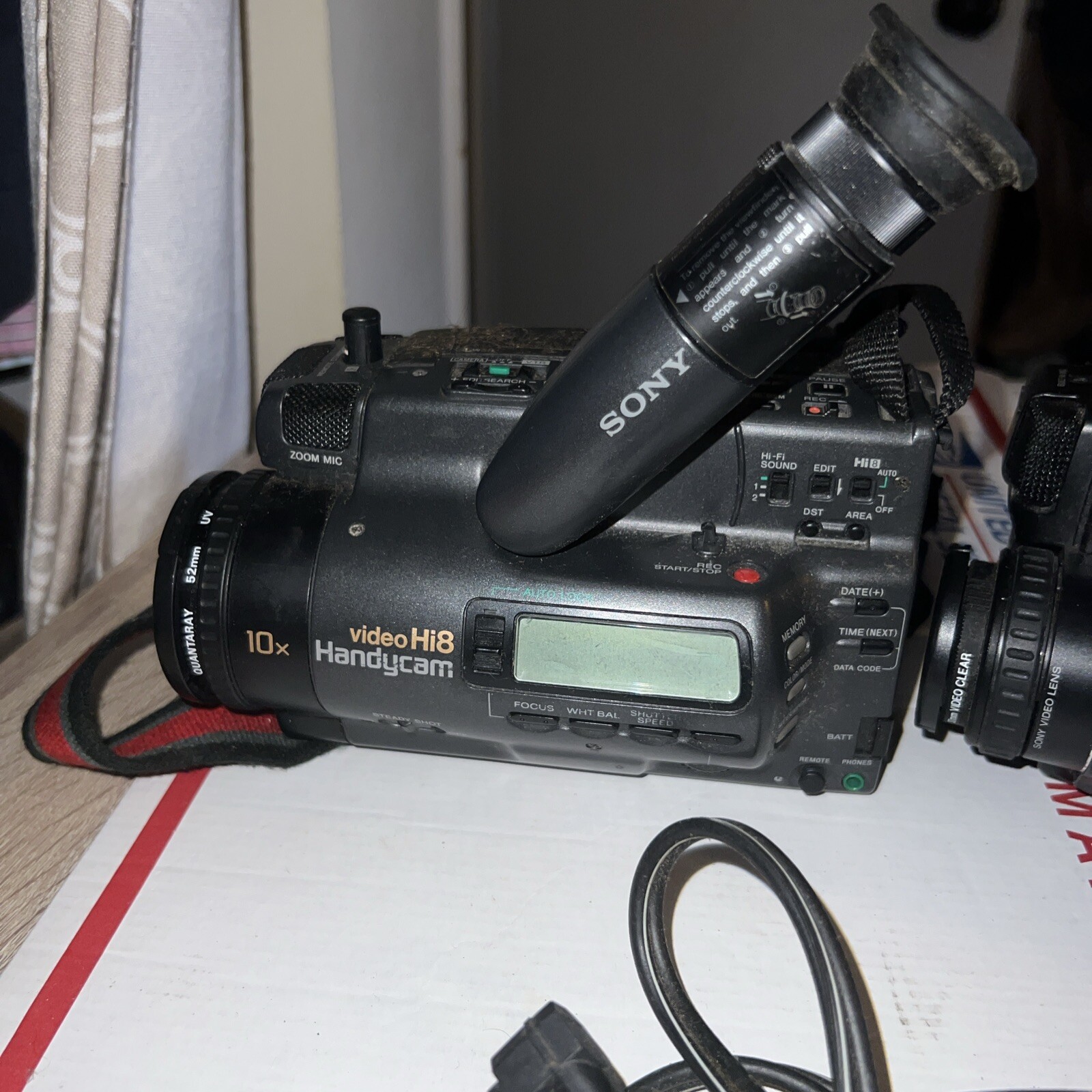 SET OF Sony Handycam CCDTRV58 / CCDTR81 Hi8 VIDEO Camcorder RECORDER UNTESTED eBay