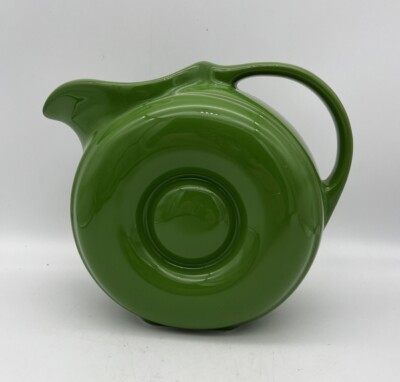 Hall China Co. Large Donut Jug Green 1930s RARE HTF USA