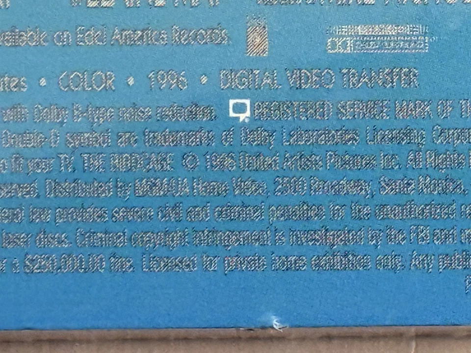 The Bird Cage VHS New Sealed Robin Williams Gene Hackman Nathan Lake 1996 - Image 3 of 4