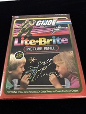 Vintage 1986 Gi Joe Milton Bradley Lite Brite Picture Refill UNUSED
