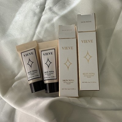 VIEVE Skin Nova Primer 2x 5ml   Glow Serum Set Travel Size Neu Radiant Glow