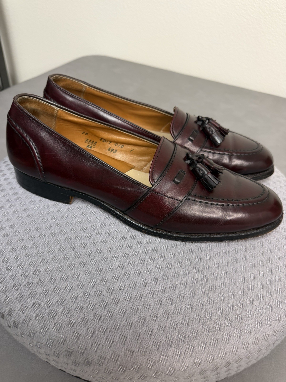 Alden 693 Burgundy Calfskin Tassel Loafer