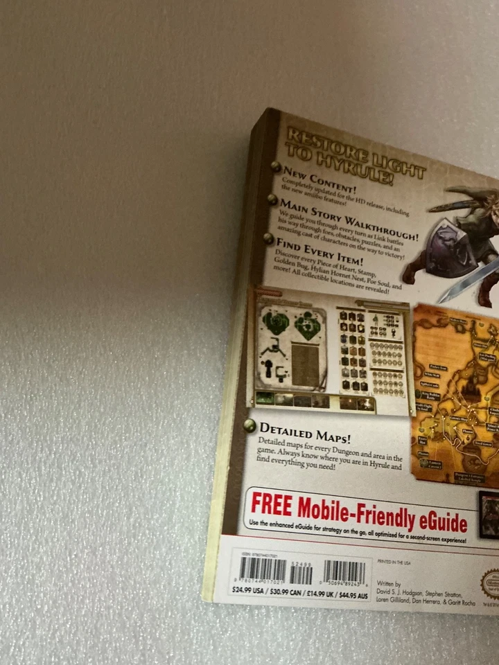 The Legend Of Zelda Twilight Princess Hd Prima Strategy Guide vgc Wii u variant - Image 4 of 4