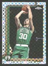 2025-26 Topps Chrome #14 Sam Hauser X-Fractor