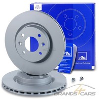 ATE 2X Bremsscheibe Vorne FÜR Dacia Logan Sandero Nissan Renault Clio Twingo