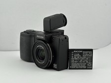 Ricoh GX200 Digital Camera w/ VF-1 Viewfinder LC-1 Black Used