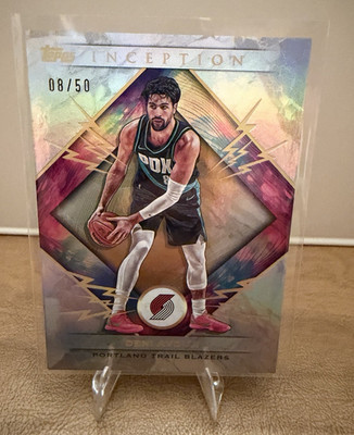 🚨 DENI AVDIJA /50 JERSEY MATCH 2026 TOPPS INCEPTION #8/50 GOLD PARALLEL