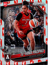 Te-Hina Paopao 2025 Panini Prizm WNBA Rookie Logo Prizm #61 Atlanta Dream RC