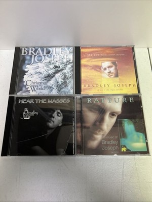 Bradley Joseph 4 CD Lot! Rapture, Journey Continues, Hear The Masses