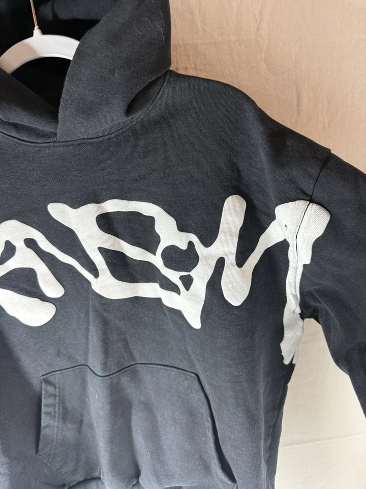 罕见 美国制造 RANSOM HOODIE 黑色 全印花 UNISEX 中号 1F — 第 3/4 张图片