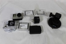 GoPro Hero4 Silver Sport Camera w/AS-IS Abpak-401 Battery Kit & Accessories