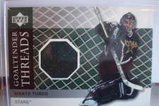 2002-03 UPPER DECK MARTY TURCO GOALTENDERS THREADS GAME JERSEY GT-MT