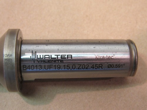 Walter 15mm .591" Indexable Carbide Tip Drill B4013.UF19.15,0.Z02.45R - Picture 4 of 6