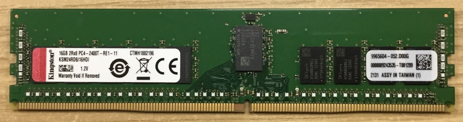 Kingston KSM26RD8/16HDI 16GB DDR4 2666MT/s ECC Registered RAM Memory DIMM