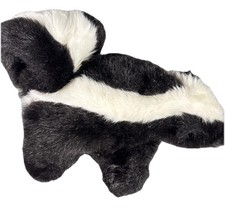 RARE Vtg Folkmanis Skunk 10" Hand Puppet Furry Folk Wildlife Animals 1970s