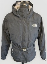 The North Face Black 550 Down Hooded Winter Belted Coat Small S S/P