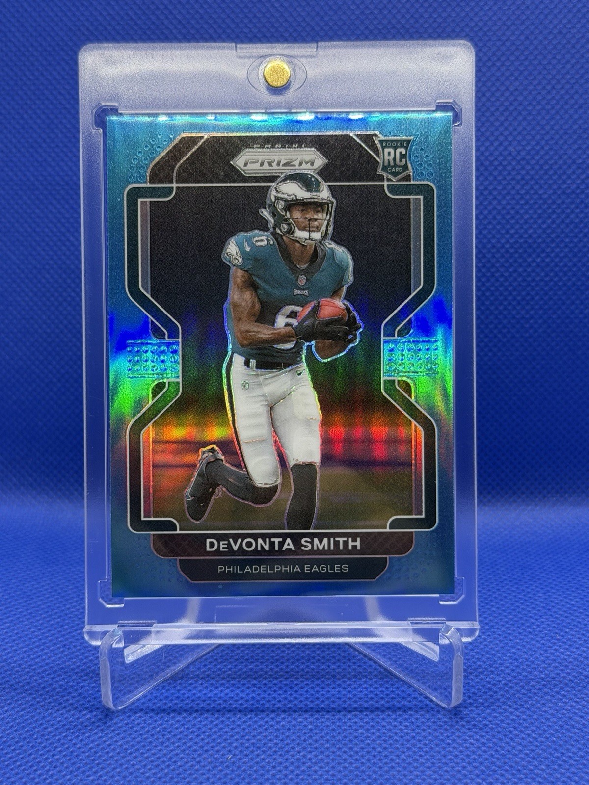 2021 PANINI PRIZM #335 LIGHT BLUE PRIZM DeVONTA SMITH (SSP/RC)