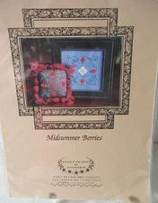 Forget Me Nots in Stitches MIDSUMMER BERRIES Counted Cross Stitch Pattern