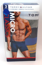 NEW MEN'S "TOMMY HILFIGER MICRO CLASSICS BOXER BRIEF 3 PACK UNDERWEAR" Choose 