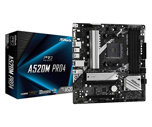 ASRock AMD Ryzen 3000/4000 A520 Chipset Micro ATX Motherboard