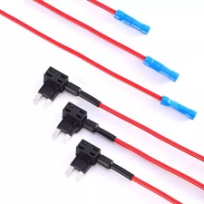 15Pcs 12V 15A 20A Car Fuse Holder TAP AdapterAdd-a-circuit Standard ATM APM