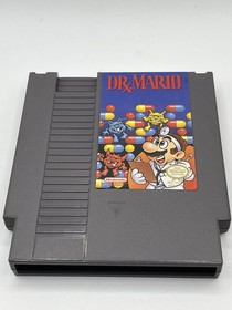 Dr. Mario Nintendo NES CIB Complete With Hang Tag - Authentic - Clean- TESTED