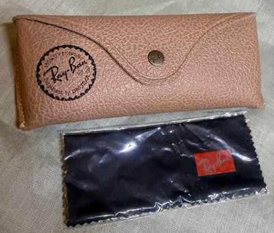 Ray Ban  Etui Brillenetui Sonnenbrillenetui  hellbraun NEU