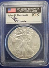2013 American Silver Eagle PCGS MS70-First Strike- J. Mercanti ~ L👀K