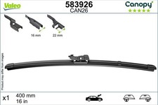 Valeo 583926 Wiper Blade Passenger Side Fits Alfa Romeo Alpina BMW Citroën DS VW