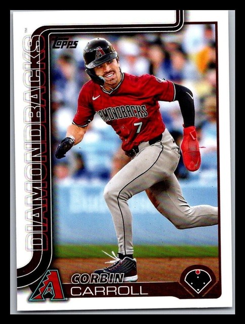 2025 Topps Series One Corbin Carroll RC Base #78 Arizona Diamondbacks /10