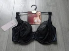 M&S MARKS & SPENCER BLACK FULL CUP STYLE BRA UK SIZE 34D